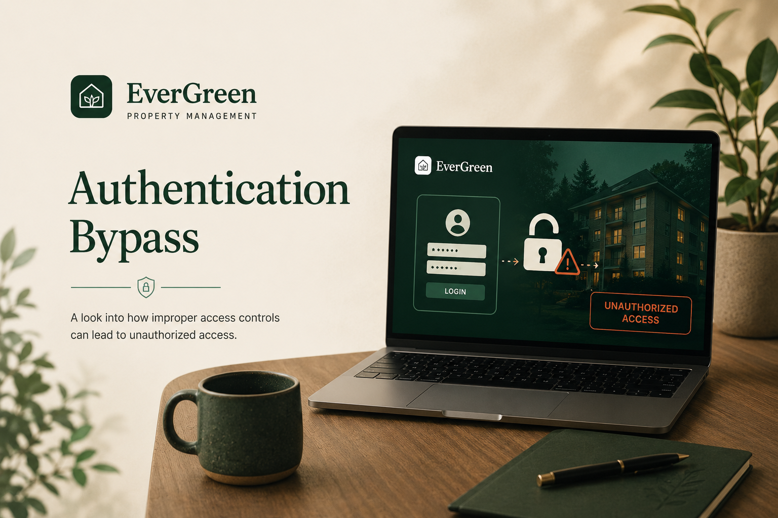JWT alg none authentication bypass in Evergreen tenant portal