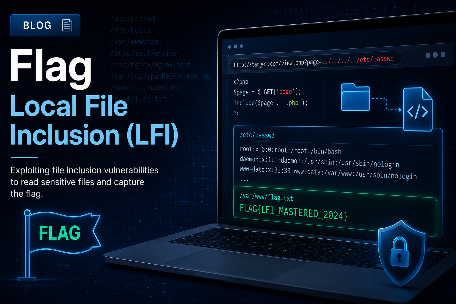 Flagged Local File Inclusion via Language Cookie Leads to Arbitrary File Read