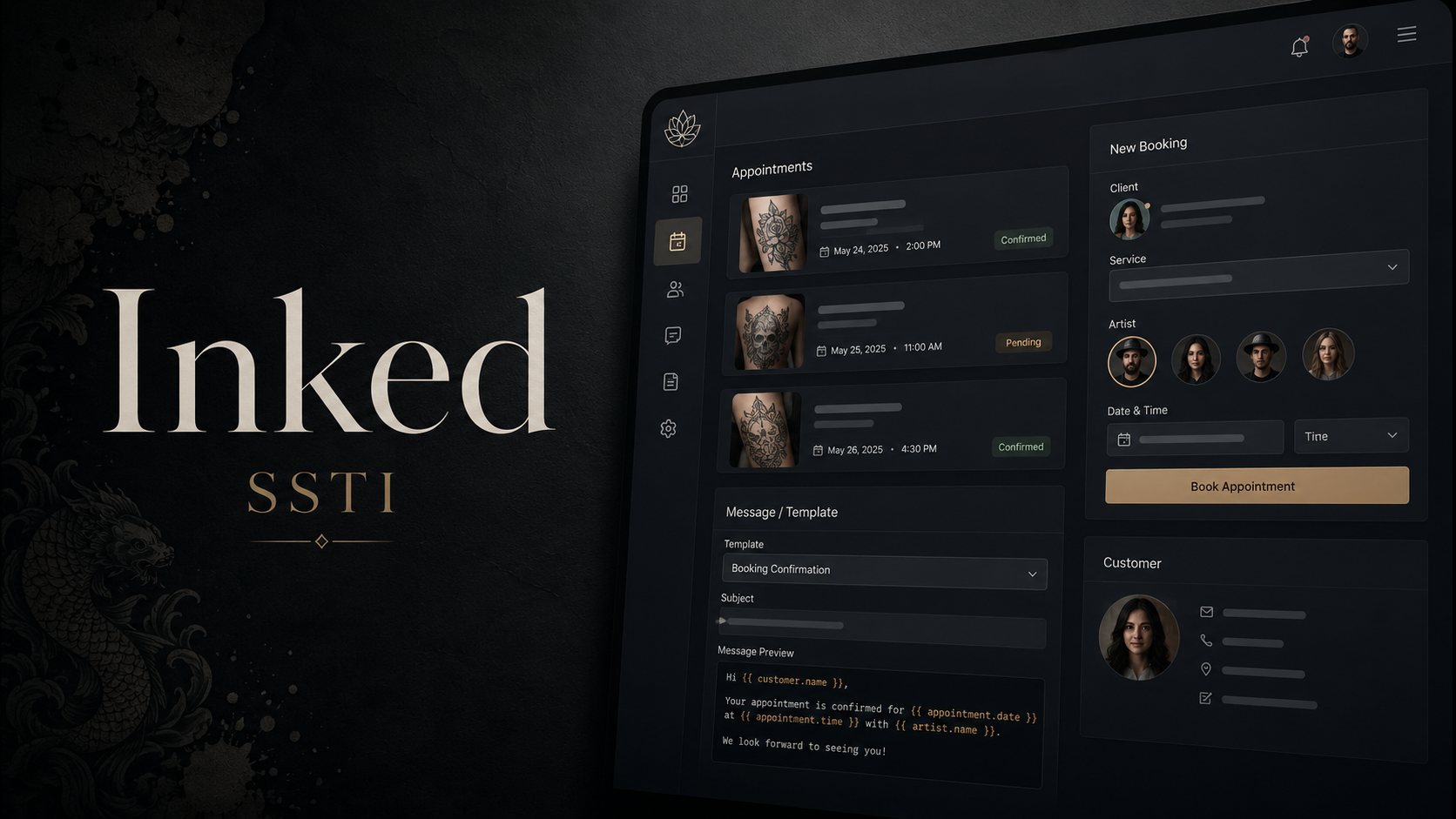 Inked - Password Reset Poisoning to Twig SSTI RCE