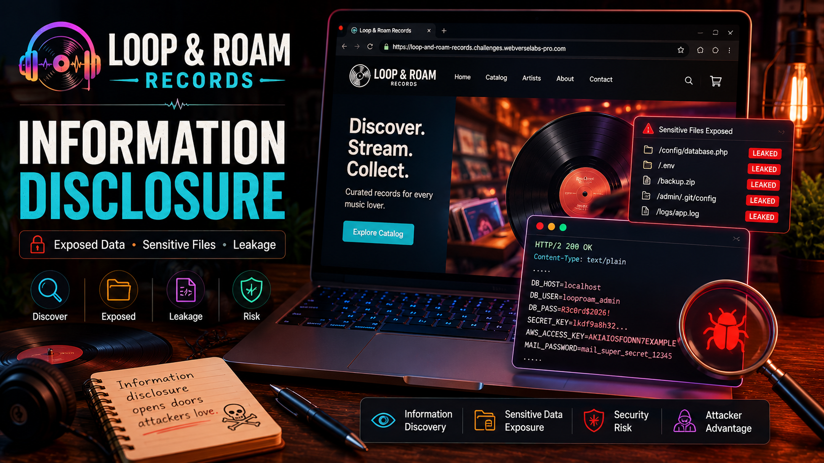 Loop and Roam Records Exposed Git Repository