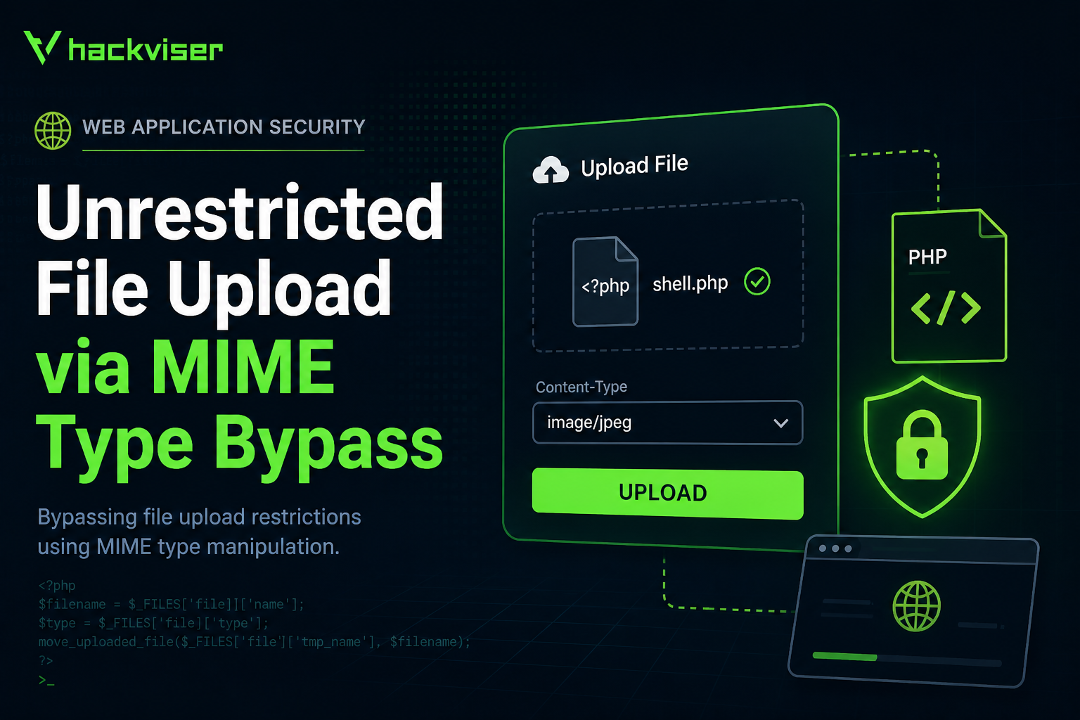 MIME Type Bypass File Upload