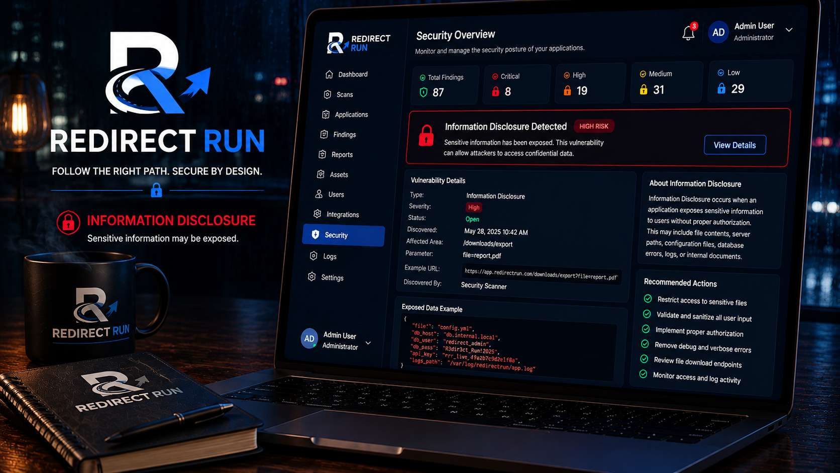 Information Disclosure – Redirect Debug Comment Exposure | Redirect Run