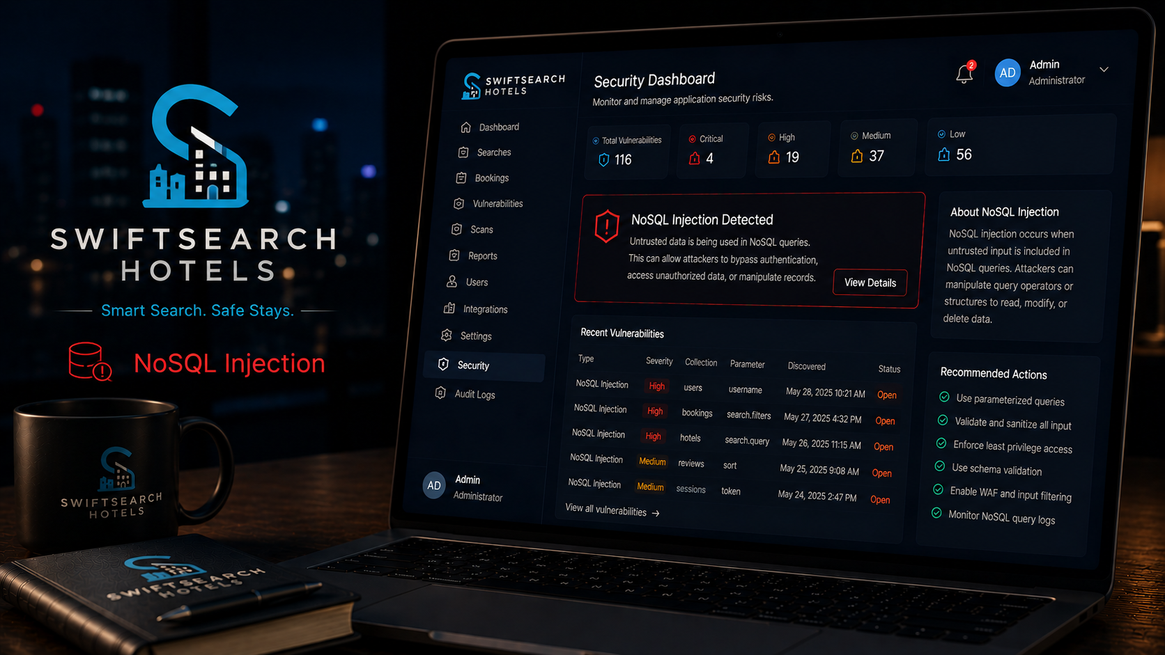 NoSQL Injection via Search Filter Object Leads to Hidden Rental Disclosure