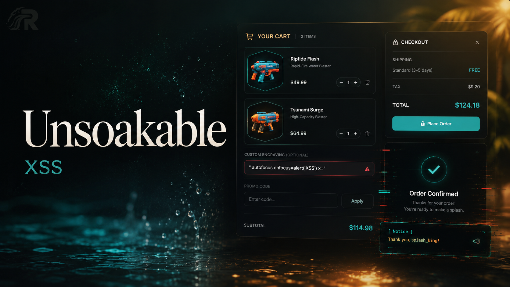 Unsoakable parameter pollution checkout abuse